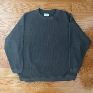 Aerie black thermal sweater